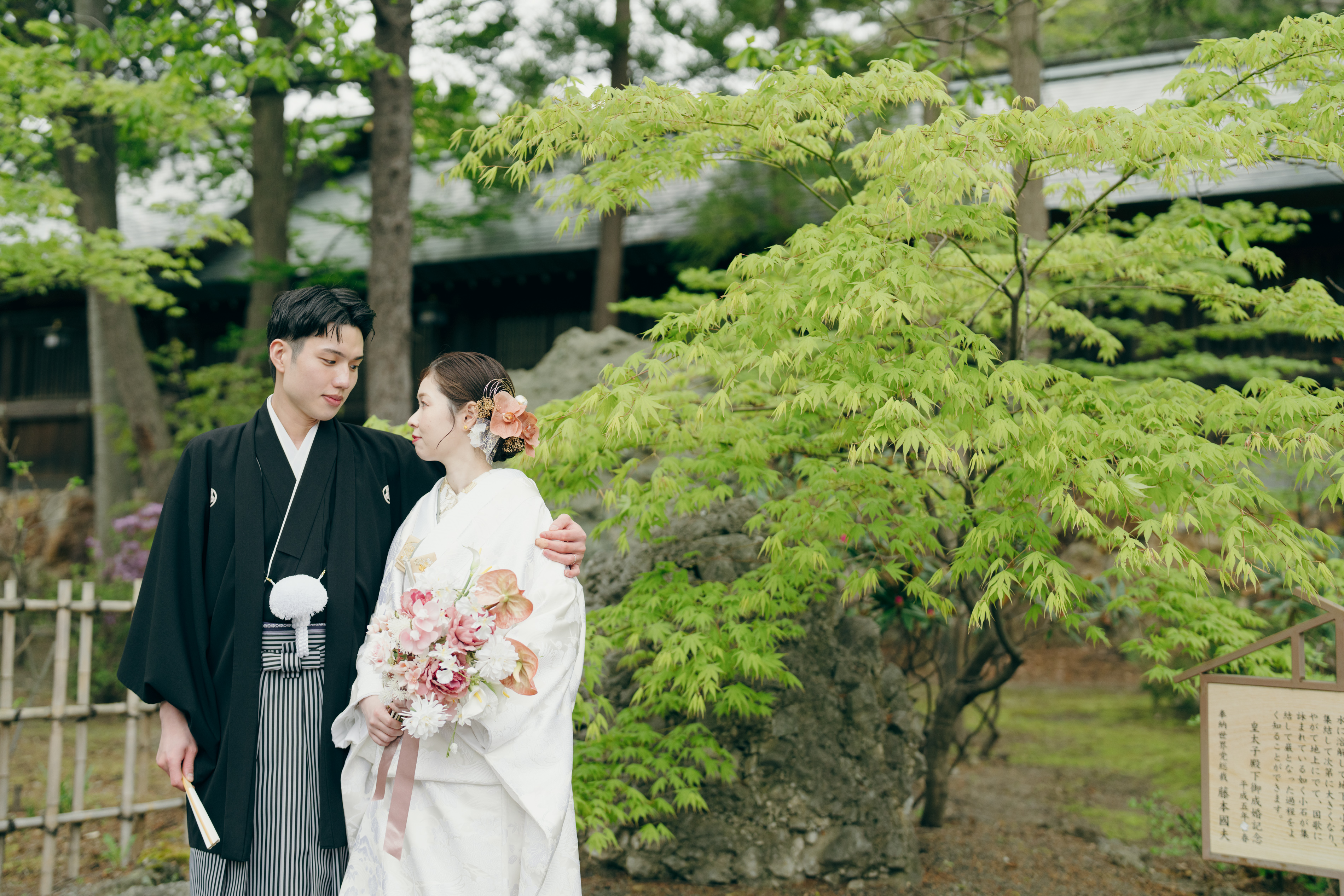 【2024.5月ウェディングレポート】春の北海道神宮で、ご親族とご友人を呼んでの素敵な和婚♪